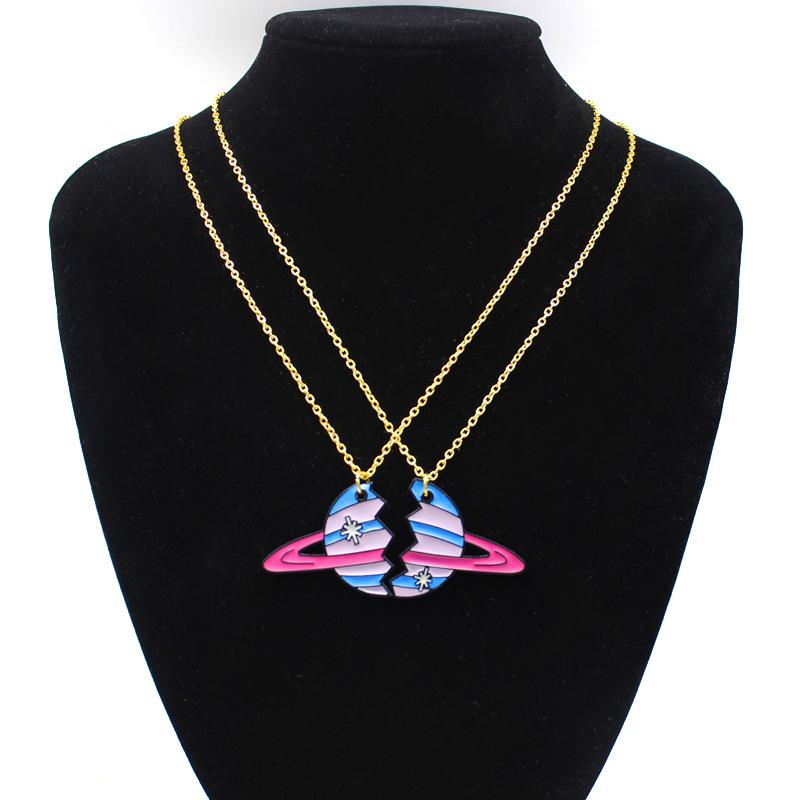New Necklace 2020Galaxy Planet Combination Planet Set Necklace Besties Friends Pink Pendant Chain Gift
New Necklace 2020Galaxy Planet Combination Planet Set Necklace Besties Friends Pink Pendant Chain Gift