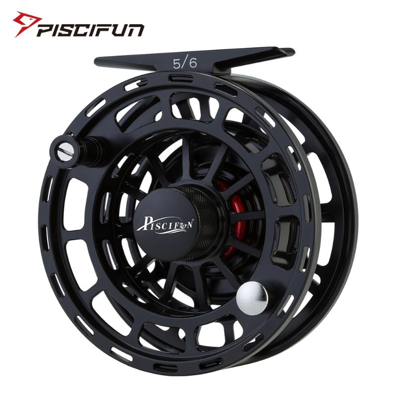 Piscifun Platte Reel Large Arbor Reel 3/4 5/6 7/8 WT Weight CNC Aluminium Saltwaterproof Fishing