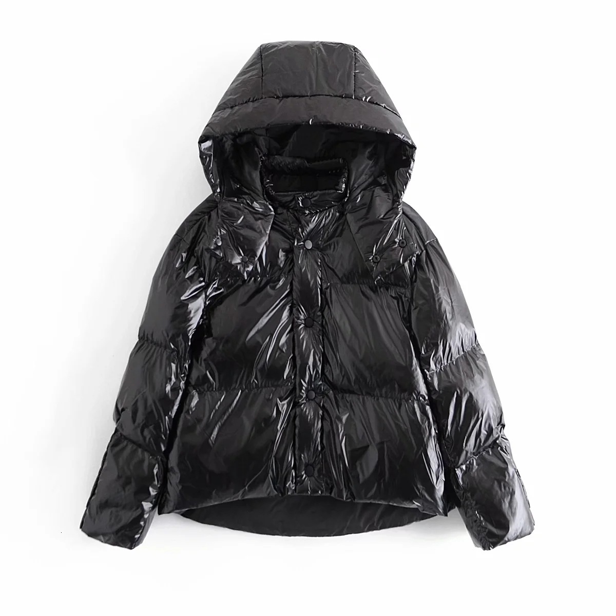 2021 New Heat Preservation Cotton Female Vogue Fund of Winter Suit Jacket Thickening Hooded Buckle Loose Bread Uhx1, Black
2021 New Heat Preservation Cotton Female Vogue Fund of Winter Suit Jacket Thickening Hooded Buckle Loose Bread Uhx1, Black