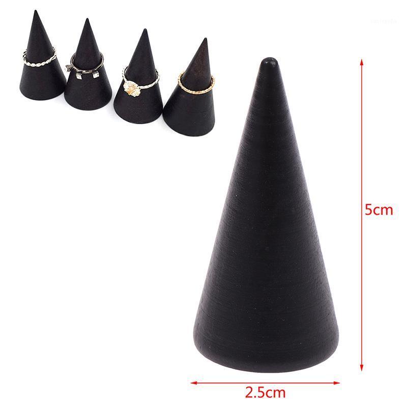 Jewelry Pouches, Bags Vintage Black Wooden Ring Holder Display Cone Rack Solid Wood Finger Trinket Stand Storage Organizer Practical Use
Jewelry Pouches, Bags Vintage Black Wooden Ring Holder Display Cone Rack Solid Wood Finger Trinket Stand Storage Organizer Practical Use