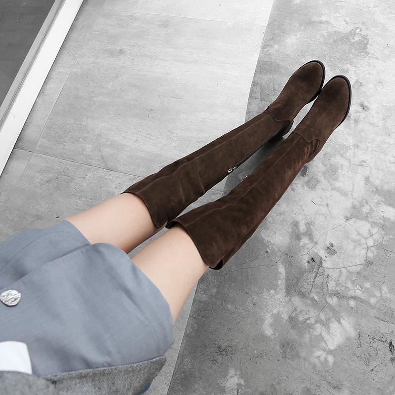 VALLU Long Boots Lady 2020 New Design Women Factory Nubuck Leather Boots Over the Knee Block Heel Female Winter Warm Shoes1, Black short plush
VALLU Long Boots Lady 2020 New Design Women Factory Nubuck Leather Boots Over the Knee Block Heel Female Winter Warm Shoes1, Black short plush