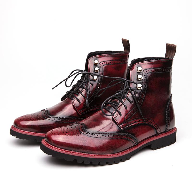 Fashion Men Boots New Arrivals Vintage Leather Boots Shoes Men Winter Lace-up Men's Ankle Plus Size 48 Leather Shoes, Blue
Fashion Men Boots New Arrivals Vintage Leather Boots Shoes Men Winter Lace-up Men's Ankle Plus Size 48 Leather Shoes, Blue
