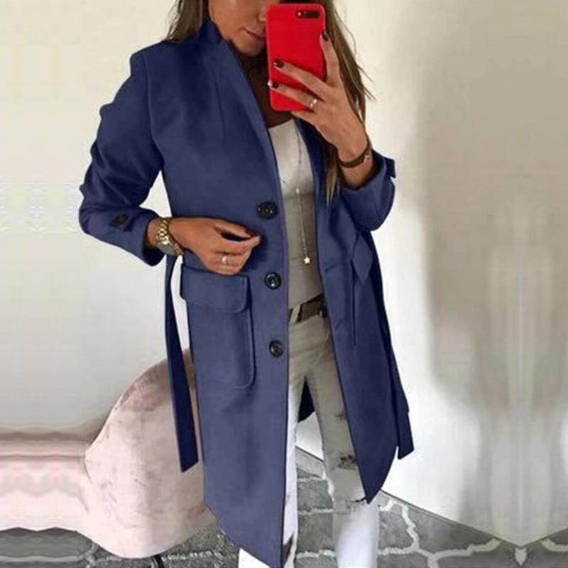 2021 New Women Autumn Lace-up Slim Coats Casual Solid Warm Long Sleeve Jacket Winter Female Chic Single-breasted Cardigan Overwear Uf4b, Wd647bl
2021 New Women Autumn Lace-up Slim Coats Casual Solid Warm Long Sleeve Jacket Winter Female Chic Single-breasted Cardigan Overwear Uf4b, Wd647bl