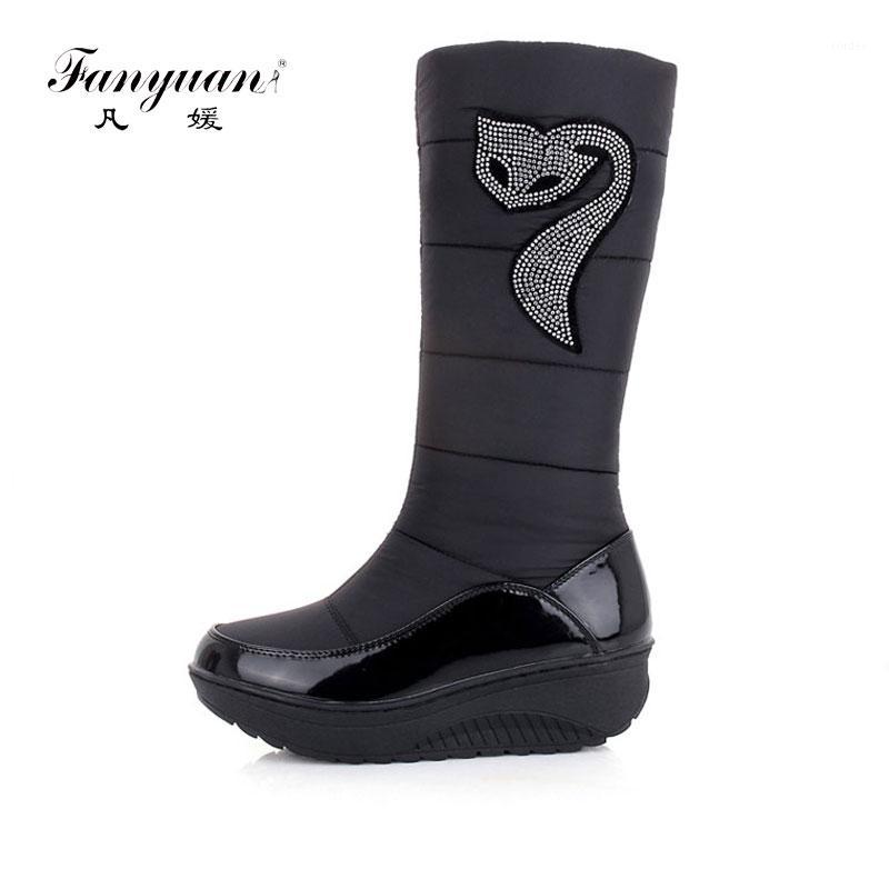 Fanyuan 2020 Women Knee High Boots Wedges Faux Fur Upper Platform Winter Warm Fur Shoes Warm Snow Long Boots1, Black
Fanyuan 2020 Women Knee High Boots Wedges Faux Fur Upper Platform Winter Warm Fur Shoes Warm Snow Long Boots1, Black