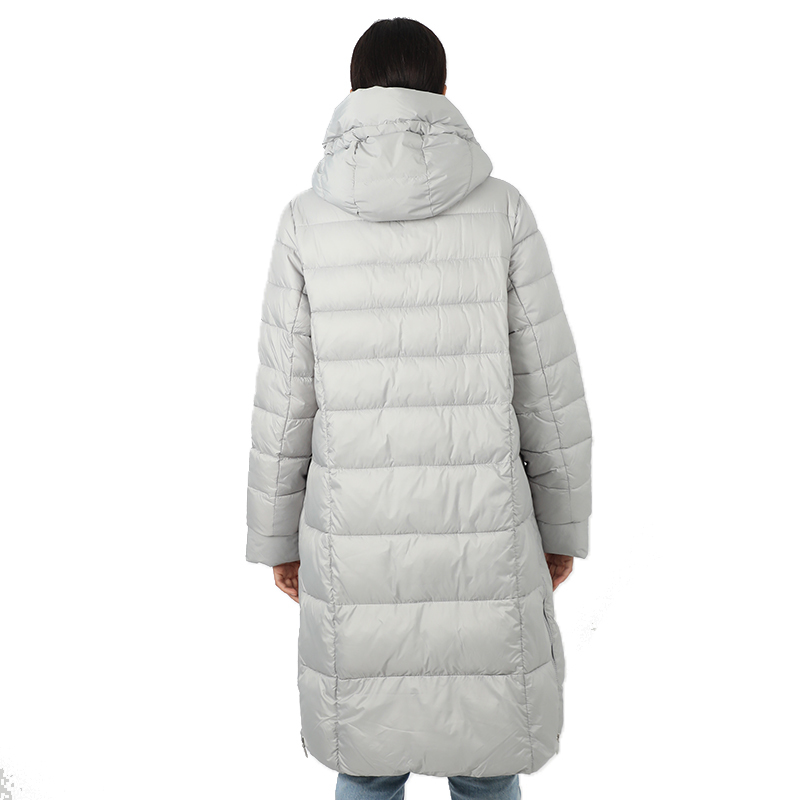 women's long down jacket parka outwear with hood quilted coat female plus size cotton quality warm clothes outwear 19-053/11153 201217