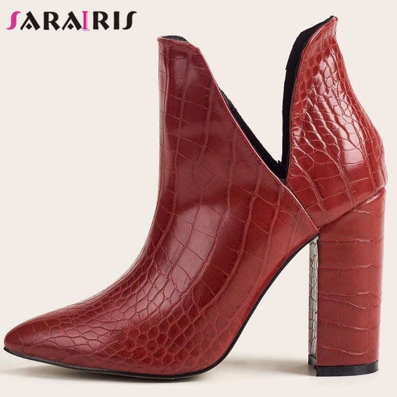 SARAIRIS New Fashion Female 2021 Autumn Sexy Casual Boots Shallow Boots Women Pointed Toe Thick High Heels Shoes Woman, White 
SARAIRIS New Fashion Female 2021 Autumn Sexy Casual Boots Shallow Boots Women Pointed Toe Thick High Heels Shoes Woman, White