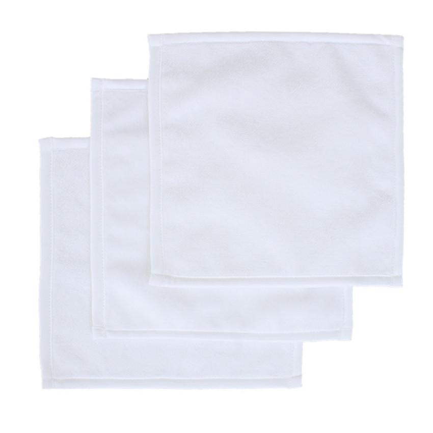Blank Sublimation Towel Polyester Cotton 30*30cm Towel Blank White Square Towel DIY Printing Home Hotel Towels Soft Hand Towels