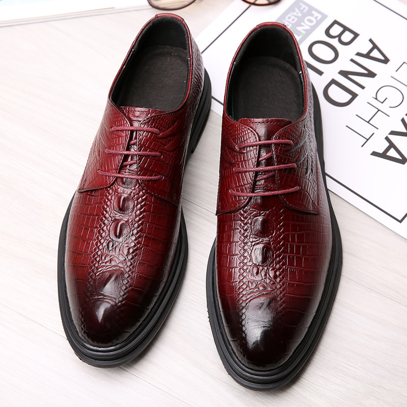 of British Style Casual Men Formal Wedding Dress Leather Standard Crocodile Shoe Pointed Toe Shoes H6ku, Picture color
of British Style Casual Men Formal Wedding Dress Leather Standard Crocodile Shoe Pointed Toe Shoes H6ku, Picture color