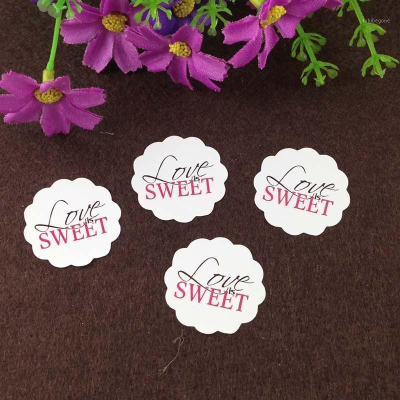 Paper "Love is sweet" Stickers Diameter 3cm Sticker Labels Sealing adhesive Labels Baking DIY for gift/box/jewelry/cake1
Paper "Love is sweet" Stickers Diameter 3cm Sticker Labels Sealing adhesive Labels Baking DIY for gift/box/jewelry/cake1