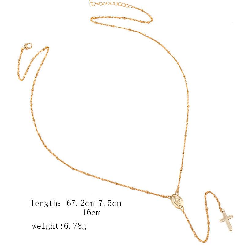 Ins Trendy Gold Chain Cross Minimalism Pendant Choker Necklaces Korean Fashion Party Women Jewelry
Ins Trendy Gold Chain Cross Minimalism Pendant Choker Necklaces Korean Fashion Party Women Jewelry