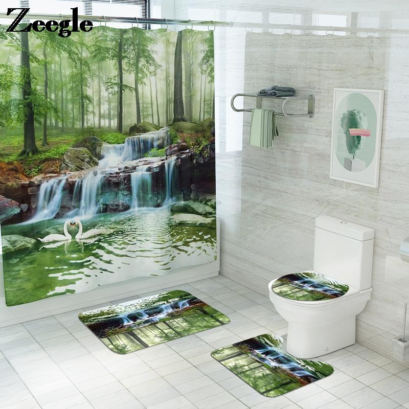 Green Scenic Pattern Bath Mat for Bathroom with Shower Curtain Non Slip Toilet Bathroom Bath Mat Shower Room Foot Rugs
Green Scenic Pattern Bath Mat for Bathroom with Shower Curtain Non Slip Toilet Bathroom Bath Mat Shower Room Foot Rugs