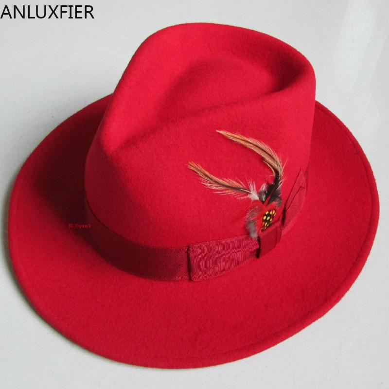 H3571 Women Wool Felt Fedoras Hat Men Gentleman Jazz Cap Female Autumn Winter Party Outdoor Shopping Simple Casual Hats, Black
H3571 Women Wool Felt Fedoras Hat Men Gentleman Jazz Cap Female Autumn Winter Party Outdoor Shopping Simple Casual Hats, Black