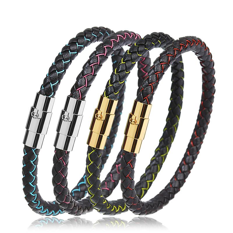 XINYAO Fashion Real Genuine Braided Leather Bracelets For Women Mens Stainless Steel Clasps Bracelet Bangles Male Jewelry
XINYAO Fashion Real Genuine Braided Leather Bracelets For Women Mens Stainless Steel Clasps Bracelet Bangles Male Jewelry
