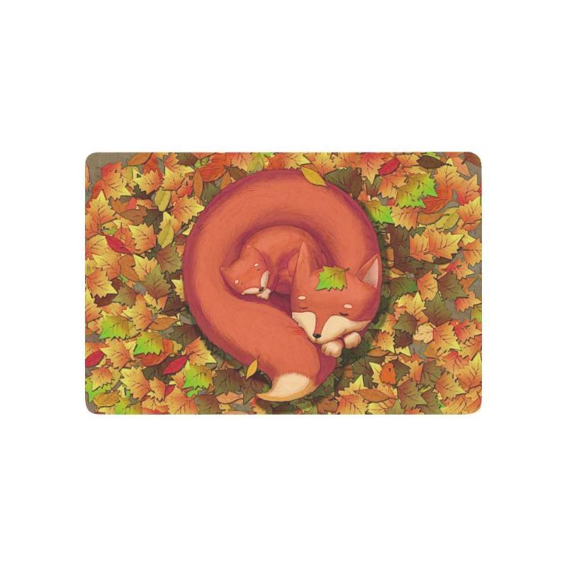 Cute Animal Anti-slip Door Mat Home Decor, the Sleeping Foxes with Autumn Leaves Artwork Indoor Outdoor Entrance Doormat, As pic
Cute Animal Anti-slip Door Mat Home Decor, the Sleeping Foxes with Autumn Leaves Artwork Indoor Outdoor Entrance Doormat, As pic
