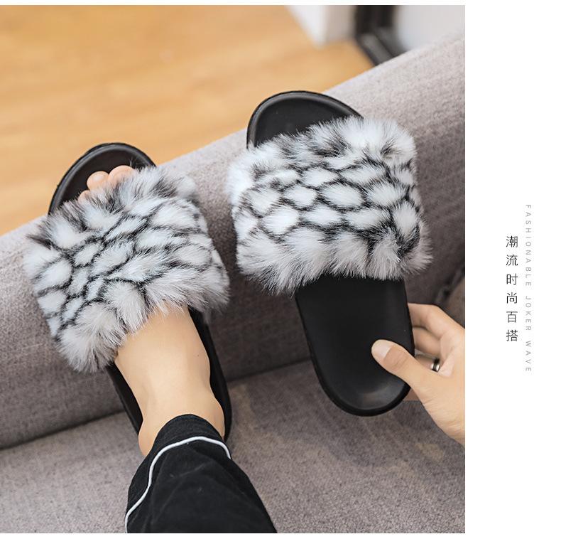New Fashion Woman Slippers Faux Fur Women Shoes Slip on Flip Flops Fur Slippers Female Slides Plus Size 36-45 men, Black
New Fashion Woman Slippers Faux Fur Women Shoes Slip on Flip Flops Fur Slippers Female Slides Plus Size 36-45 men, Black