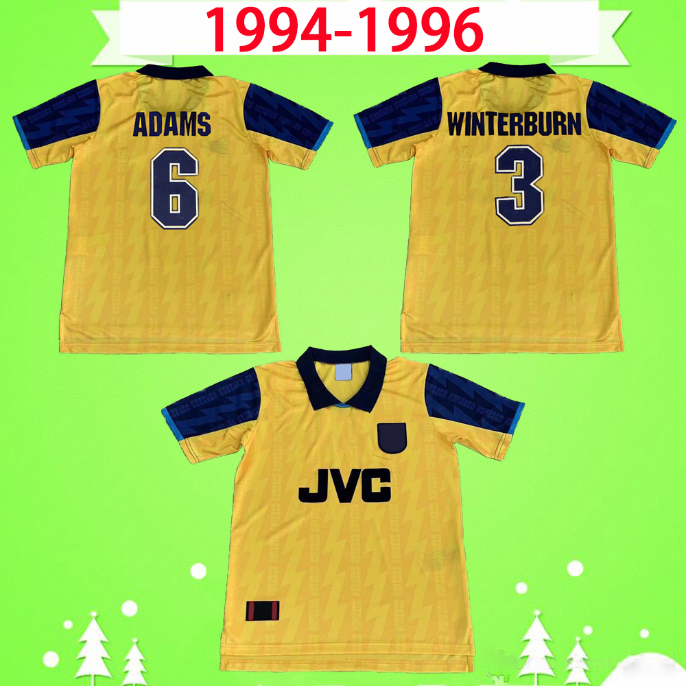 WRIGHT BERGKAMP 1994 1995 1996 RETRO SOCCER JERSEY vintage football shirt 94 95 96 yellow commemorate Camiseta de futbol classic Maillot
WRIGHT BERGKAMP 1994 1995 1996 RETRO SOCCER JERSEY vintage football shirt 94 95 96 yellow commemorate Camiseta de futbol classic Maillot