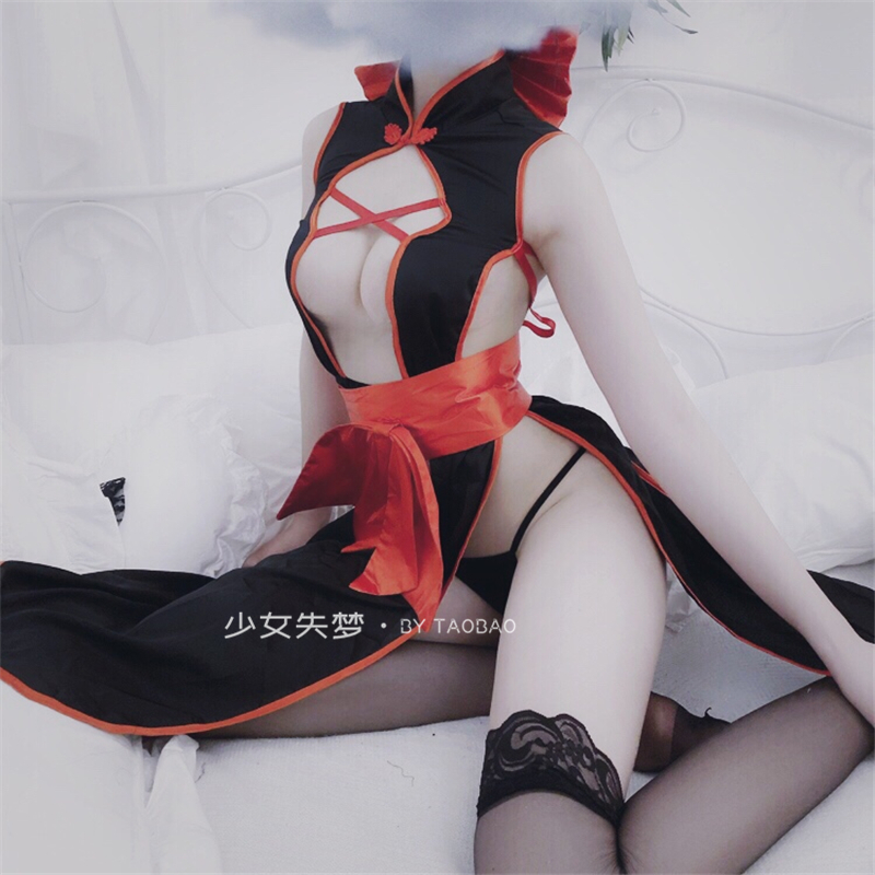Sexy girly underwear cheongsam witch uniform maid cosplay costumes babydoll lingerie ensemble halloween devil outfits
Sexy girly underwear cheongsam witch uniform maid cosplay costumes babydoll lingerie ensemble halloween devil outfits
