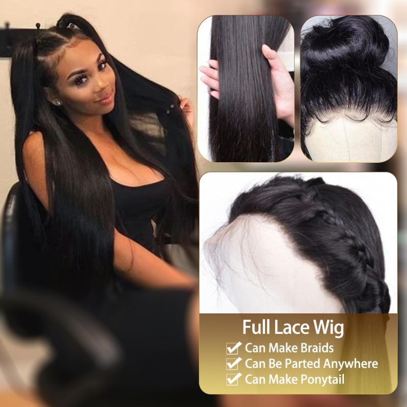 30 Inch Long Straight Glueless Full Lace Wig Remy Hair With Baby Hair Free Shipping 360 Full Lace Wig Human Pre Plucked, Natural color
30 Inch Long Straight Glueless Full Lace Wig Remy Hair With Baby Hair Free Shipping 360 Full Lace Wig Human Pre Plucked, Natural color