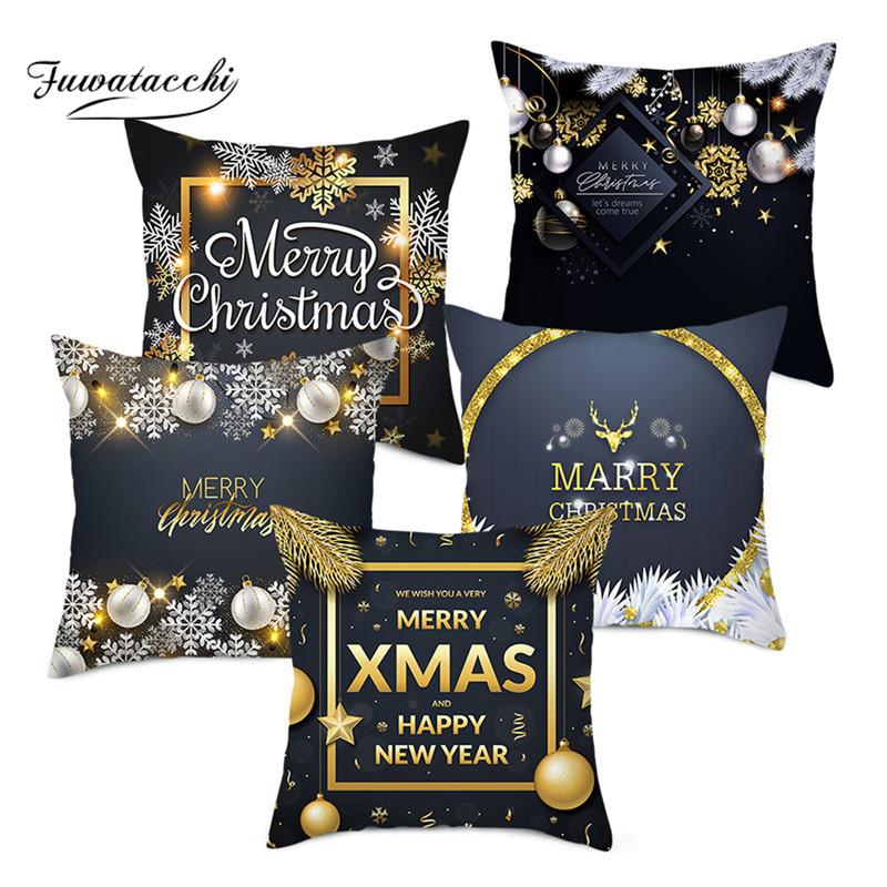 Fuwatacchi Black Snowflake Cushion Cover Merry Christmas Printed Decorative Pillows Cover for Home Sofa Throw Pillowcase 45*45cm, Pc11667
Fuwatacchi Black Snowflake Cushion Cover Merry Christmas Printed Decorative Pillows Cover for Home Sofa Throw Pillowcase 45*45cm, Pc11667