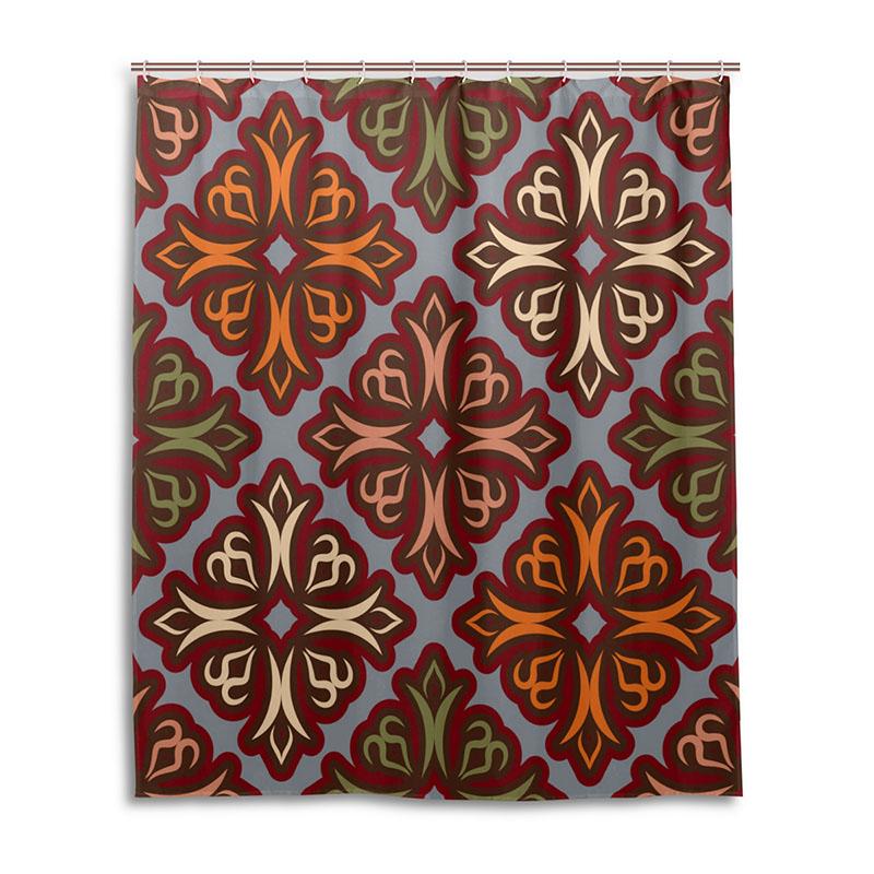 Uzbek Pattern Polyester Waterproof Shower Curtains Texture Pattern Peoples of Central Asia Bath Curtain for Bathroom with Hooks
Uzbek Pattern Polyester Waterproof Shower Curtains Texture Pattern Peoples of Central Asia Bath Curtain for Bathroom with Hooks