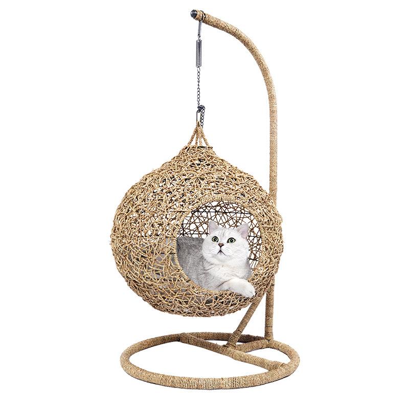 Rattan cat nest winter warm cat villa four seasons universal house indoor double-layer supplies
Rattan cat nest winter warm cat villa four seasons universal house indoor double-layer supplies