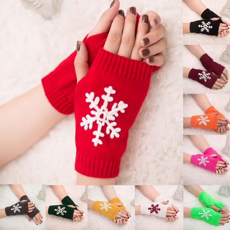 Half-finger Driving Gloves Fingerless Gloves Semi-finger 1 Pair Snowflake Pattern Knitted Christmas Warm Mittens
Half-finger Driving Gloves Fingerless Gloves Semi-finger 1 Pair Snowflake Pattern Knitted Christmas Warm Mittens