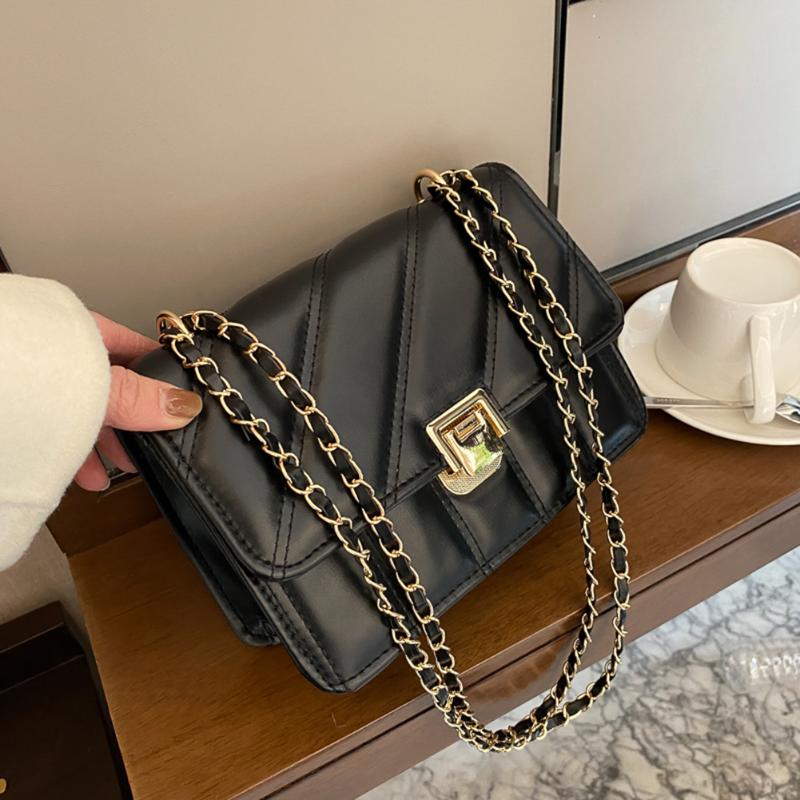 Black MiNi Vintage Bag Shoulder Bag Women Fashion Chain Small Square Crossbody PU Leather Buckle Flap Messenger Hand Bags, Tblack
Black MiNi Vintage Bag Shoulder Bag Women Fashion Chain Small Square Crossbody PU Leather Buckle Flap Messenger Hand Bags, Tblack