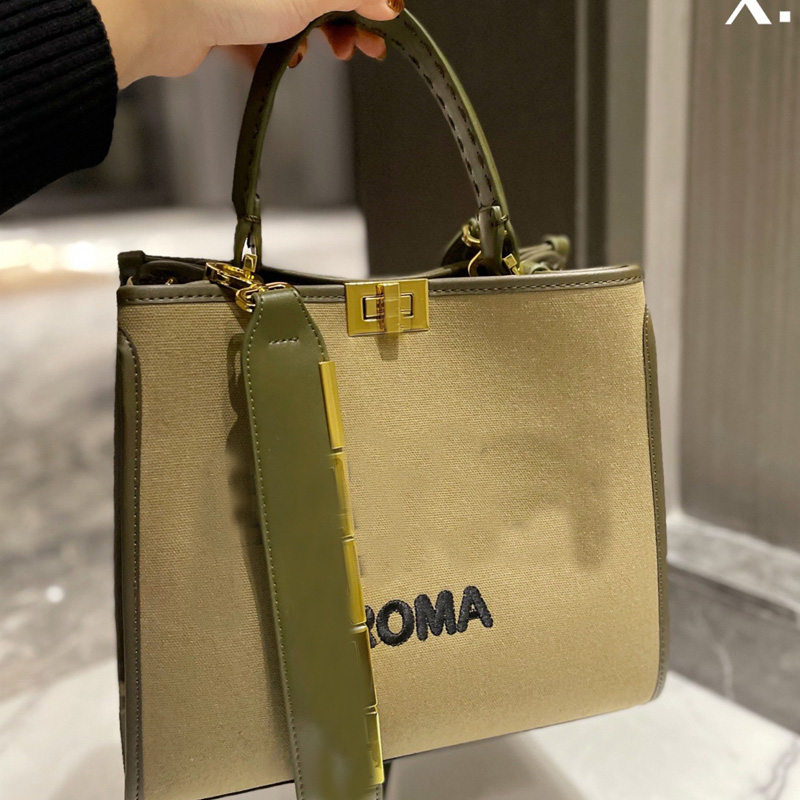 Women Handbag Tote Bag Canvas Shoulder Bags Smooth Leather Patchwork Classic Letter Twist Lock Zipper Purse Large Capacity Shopping Bag Removable Strap
Women Handbag Tote Bag Canvas Shoulder Bags Smooth Leather Patchwork Classic Letter Twist Lock Zipper Purse Large Capacity Shopping Bag Removable Strap