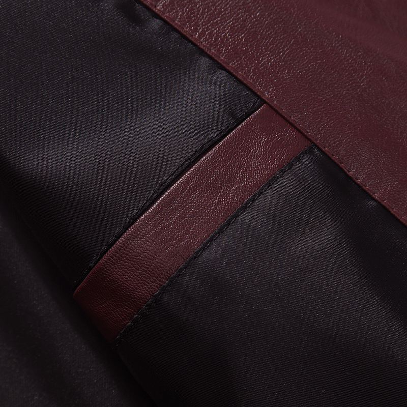 Korean style slim handsome men's leather jacket spring and autumn jacket trend youth leather jacket 201128