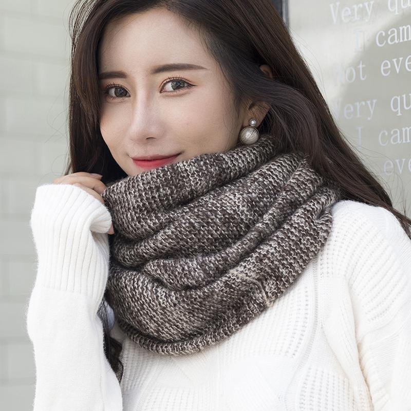 New Winter Bib Double Circle Bib Women's Wool Thickened Warmth Couple Color Matching Wild Fashion Set
New Winter Bib Double Circle Bib Women's Wool Thickened Warmth Couple Color Matching Wild Fashion Set
