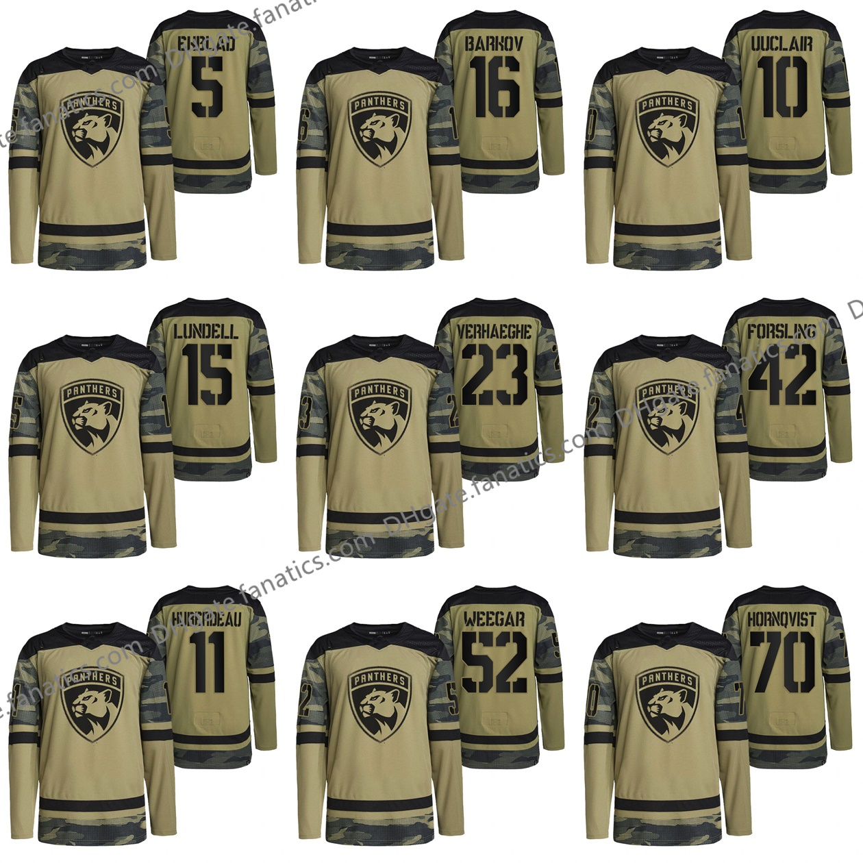 11 Huberdeau Custom Camo Military Hockey Jersey Florida Panthers 9 Sam Bennett Aleksander Barkov MacKenzie Weegar 70 Patric Hornqvist 10 Anthony Duclair, 71 lucas wallmark
11 Huberdeau Custom Camo Military Hockey Jersey Florida Panthers 9 Sam Bennett Aleksander Barkov MacKenzie Weegar 70 Patric Hornqvist 10 Anthony Duclair, 71 lucas wallmark