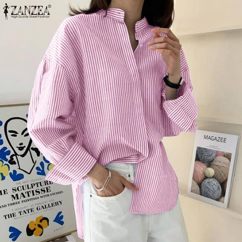 Elegant Striped Tops Women' Autumn Blouse ZANZEA Casual Long Sleeve Shirts Female Button Down Blusas Plus Size Tunic Chemise, Black
Elegant Striped Tops Women' Autumn Blouse ZANZEA Casual Long Sleeve Shirts Female Button Down Blusas Plus Size Tunic Chemise, Black