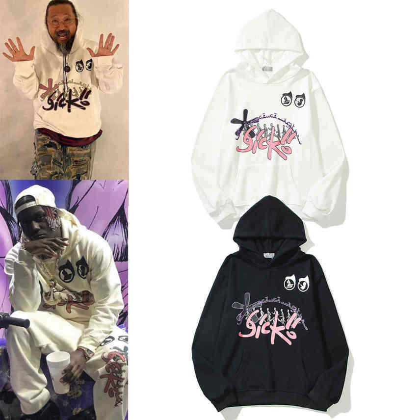 Hip hop psychosis polar Hoodie 2021 women's men's quality 1:1 Harajuku fashion Autumn Winter Knit, Black
Hip hop psychosis polar Hoodie 2021 women's men's quality 1:1 Harajuku fashion Autumn Winter Knit, Black