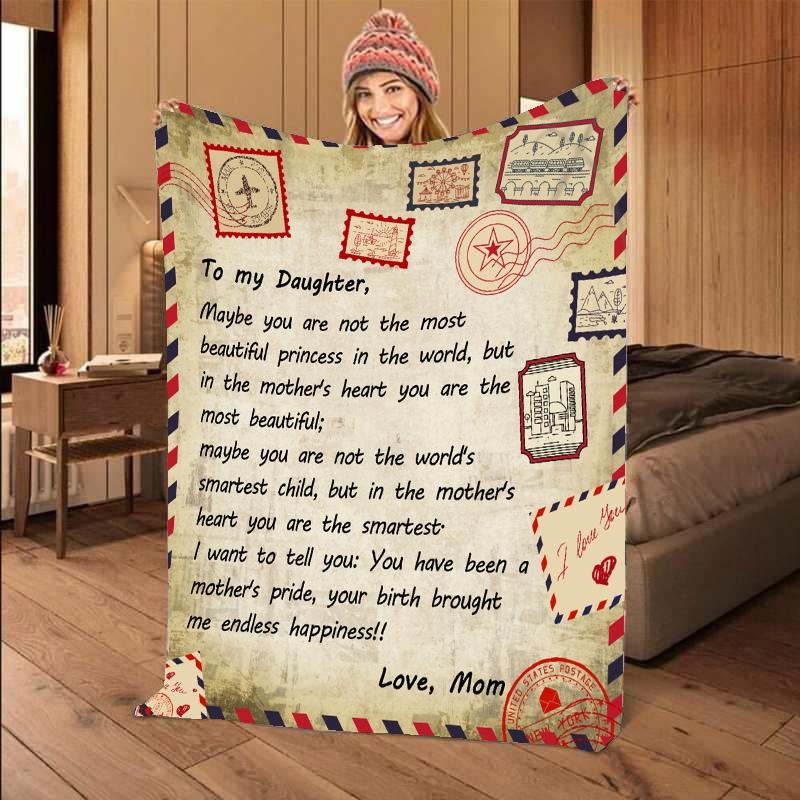 Letter Flannel Fleece Throw Quilt Blanket Envelope for Your Family (daughter, Son, Wife) And Your Boy And Girl Friend Blanket
Letter Flannel Fleece Throw Quilt Blanket Envelope for Your Family (daughter, Son, Wife) And Your Boy And Girl Friend Blanket