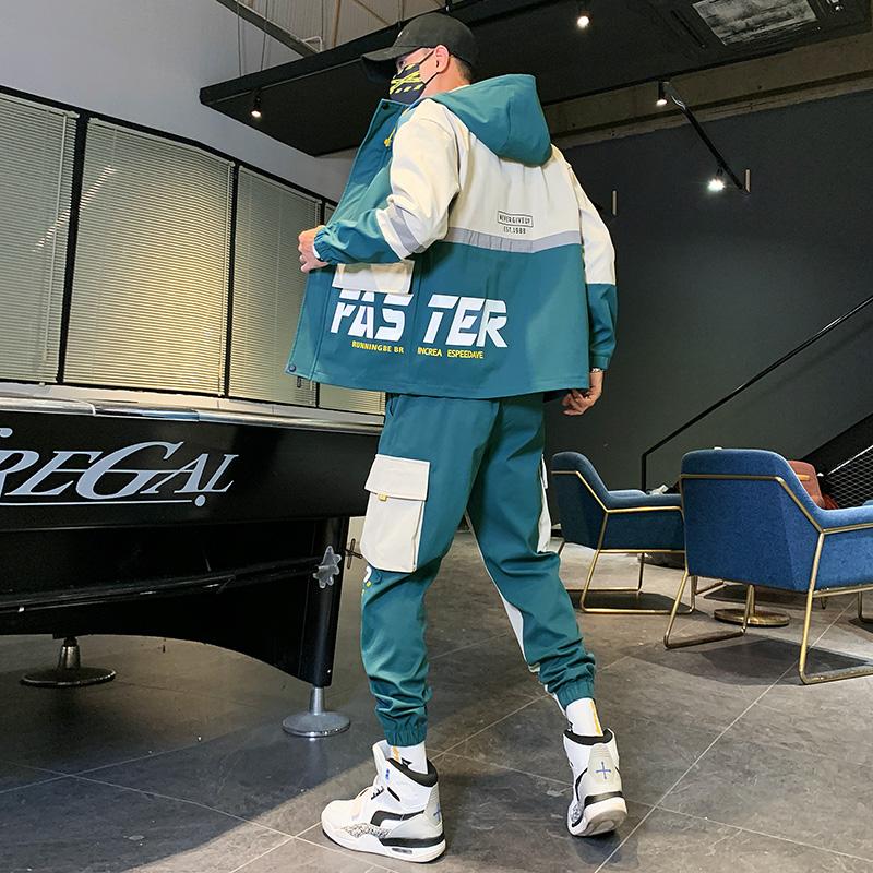 Mens Streetwear Tracksuit Set 2020 Autumn New Sweat Suit Men Hoodie Jacket + Sweatpants Hip Hop Set Male Fashion Joggers Sets, Black
Mens Streetwear Tracksuit Set 2020 Autumn New Sweat Suit Men Hoodie Jacket + Sweatpants Hip Hop Set Male Fashion Joggers Sets, Black