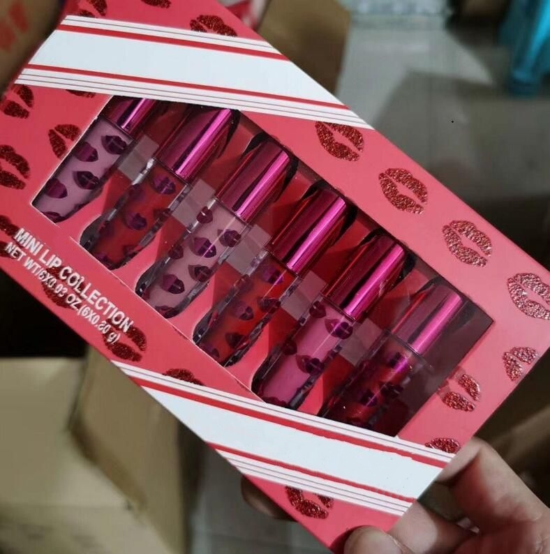 Newest! brand Makeup MINI Lip Collection 6colors Lipstick Liquid Matte 6pcs/set Lip Gloss DHL free, Mixed color
Newest! brand Makeup MINI Lip Collection 6colors Lipstick Liquid Matte 6pcs/set Lip Gloss DHL free, Mixed color