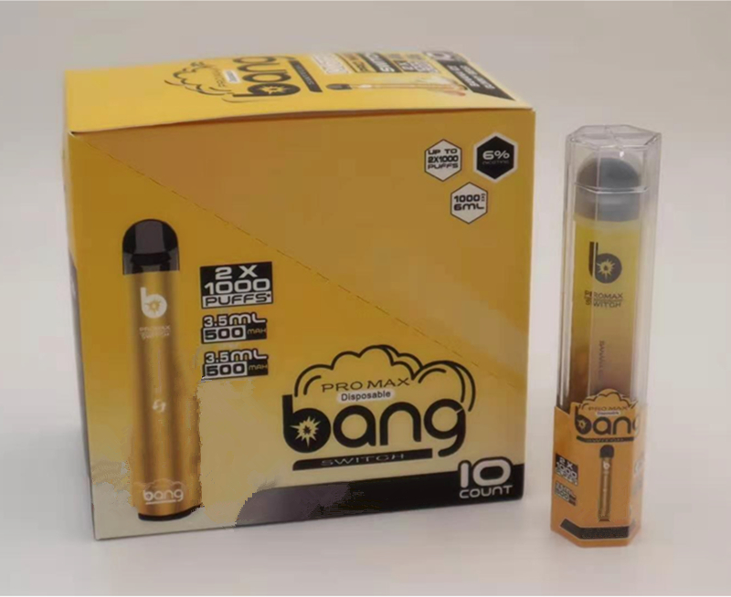 Bang Pen Puffs Switch bar xxl 1000mah Disposable Device Portable Pro 1 cig 2000 Max Vape E Battery Air 2 lux Bang IN Emvbo
Bang Pen Puffs Switch bar xxl 1000mah Disposable Device Portable Pro 1 cig 2000 Max Vape E Battery Air 2 lux Bang IN Emvbo