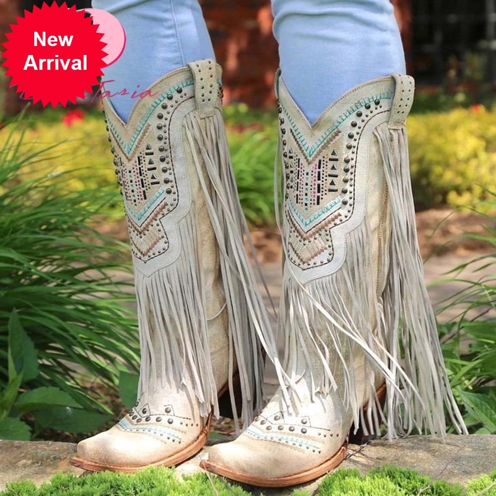 2021 The New From New Fashions Women Wholesale Calves Fringe Women's Boots Retro-ethnic Woman Shoes Nm9w, Beige
2021 The New From New Fashions Women Wholesale Calves Fringe Women's Boots Retro-ethnic Woman Shoes Nm9w, Beige