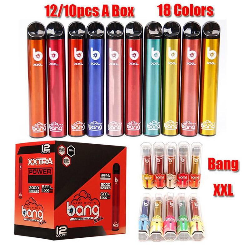 Bang XXL disposable vape 800mAh Electronic Cigarettes Battery 6% 2% nic Device kit Pre-filled 6ml Pod 2000 Puffs XXtra Kits Vapes Empty Pen VS puffbar puff bar max FLEX
Bang XXL disposable vape 800mAh Electronic Cigarettes Battery 6% 2% nic Device kit Pre-filled 6ml Pod 2000 Puffs XXtra Kits Vapes Empty Pen VS puffbar puff bar max FLEX