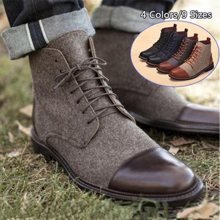 Winter Men Snow Boots Warm Plush Plus Size Men Boots Pointed Toe Winter Casual Leather Shoes 7891, Blue 
Winter Men Snow Boots Warm Plush Plus Size Men Boots Pointed Toe Winter Casual Leather Shoes 7891, Blue