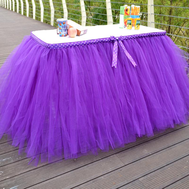 Table Skirt Tulle Purple Three Layer Ice Silk Fabricfor Bowknot Wedding Decor Birthday Baby Shower Party Decoration Tablecloth
Table Skirt Tulle Purple Three Layer Ice Silk Fabricfor Bowknot Wedding Decor Birthday Baby Shower Party Decoration Tablecloth