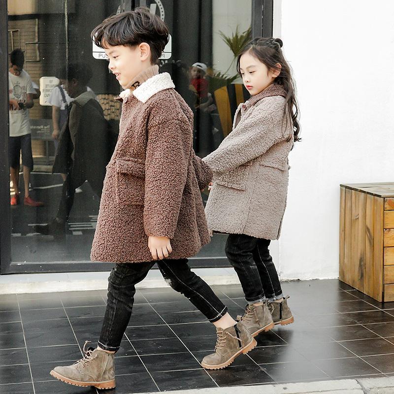 2021 New Spring, Autumn Winter Boys Girls Lamb Velvet Thick Solid Color Woolen Coat Jacket, Gray
2021 New Spring, Autumn Winter Boys Girls Lamb Velvet Thick Solid Color Woolen Coat Jacket, Gray