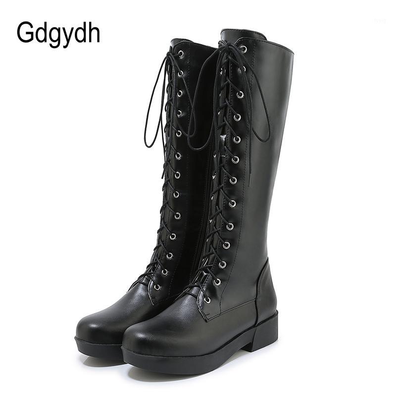 Gdgydh Autumn Lace-up High Leg Boot Women Black Leather Ladies Long Boots 2020 High Fashion Chunky Heel With Zipper Plus Size 431, White shoes
Gdgydh Autumn Lace-up High Leg Boot Women Black Leather Ladies Long Boots 2020 High Fashion Chunky Heel With Zipper Plus Size 431, White shoes