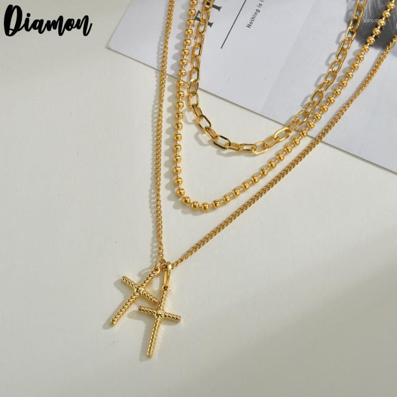 Diamon 2020 New Stainless Steel Three-layer Necklace Double Cross Pendant Stainless Steel Necklace Pendant Jewelry Gift1
Diamon 2020 New Stainless Steel Three-layer Necklace Double Cross Pendant Stainless Steel Necklace Pendant Jewelry Gift1