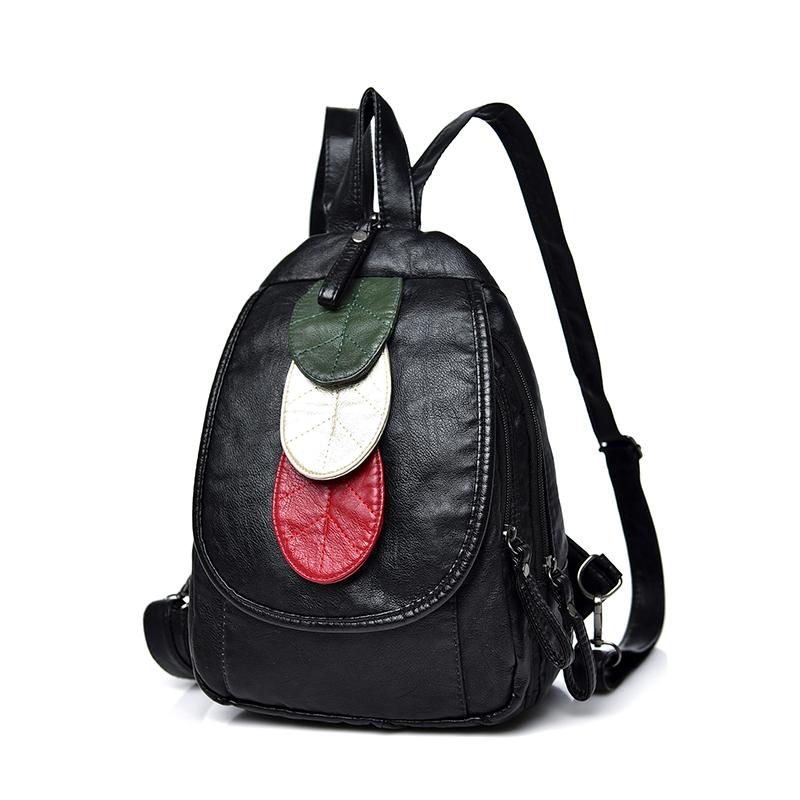 Leaves Women Backpack Small Washed leather female Chest Pack Multifunctional Backpacks For Girls Teenagers Shoulder Bag Black
Leaves Women Backpack Small Washed leather female Chest Pack Multifunctional Backpacks For Girls Teenagers Shoulder Bag Black