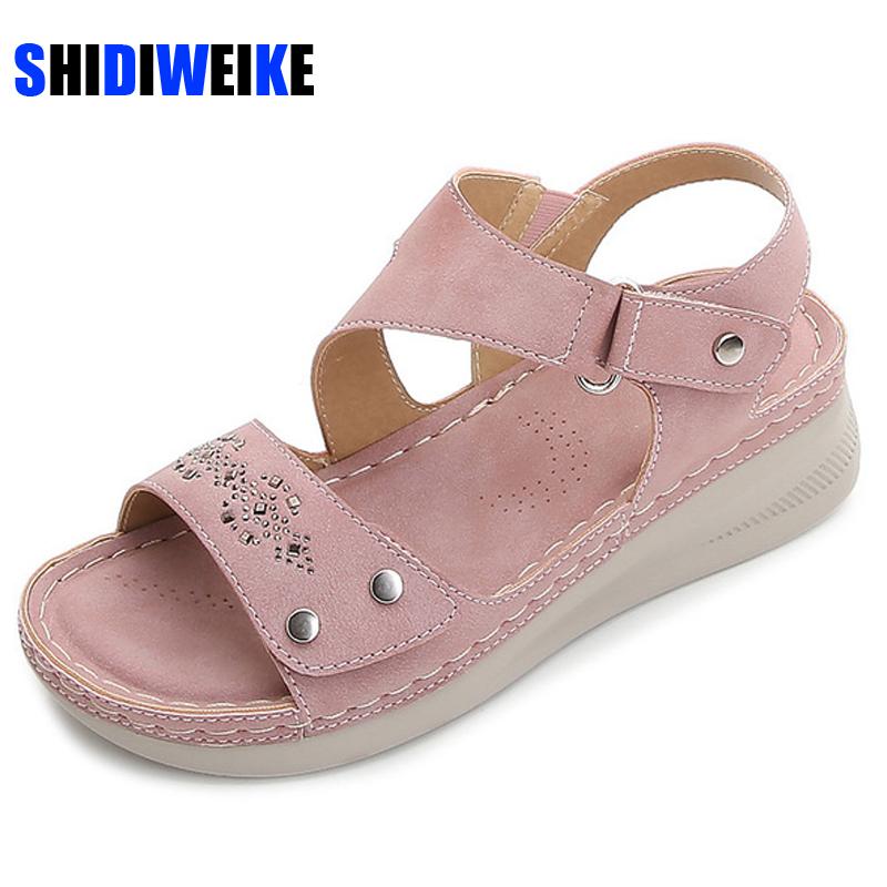 Spring Summer New Women Sandals Wedges Footwear Women's Shoes Fashion Comfortable Casual Light Buckle Female Flat Shoe AC677, Brown
Spring Summer New Women Sandals Wedges Footwear Women's Shoes Fashion Comfortable Casual Light Buckle Female Flat Shoe AC677, Brown