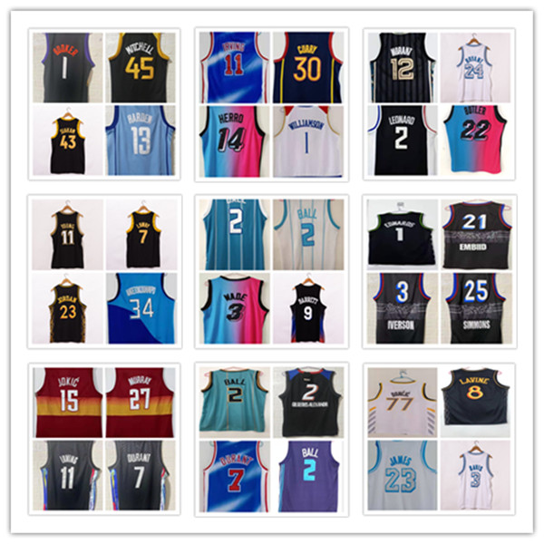 Stitched Basketball 2 LaMelo Ball Jersey Stephen Curry Damian Lillard Trae Young Donovan Mitchell Devin Booker Ja Morant Buzz City Minted Gr, Black;red
Stitched Basketball 2 LaMelo Ball Jersey Stephen Curry Damian Lillard Trae Young Donovan Mitchell Devin Booker Ja Morant Buzz City Minted Gr, Black;red