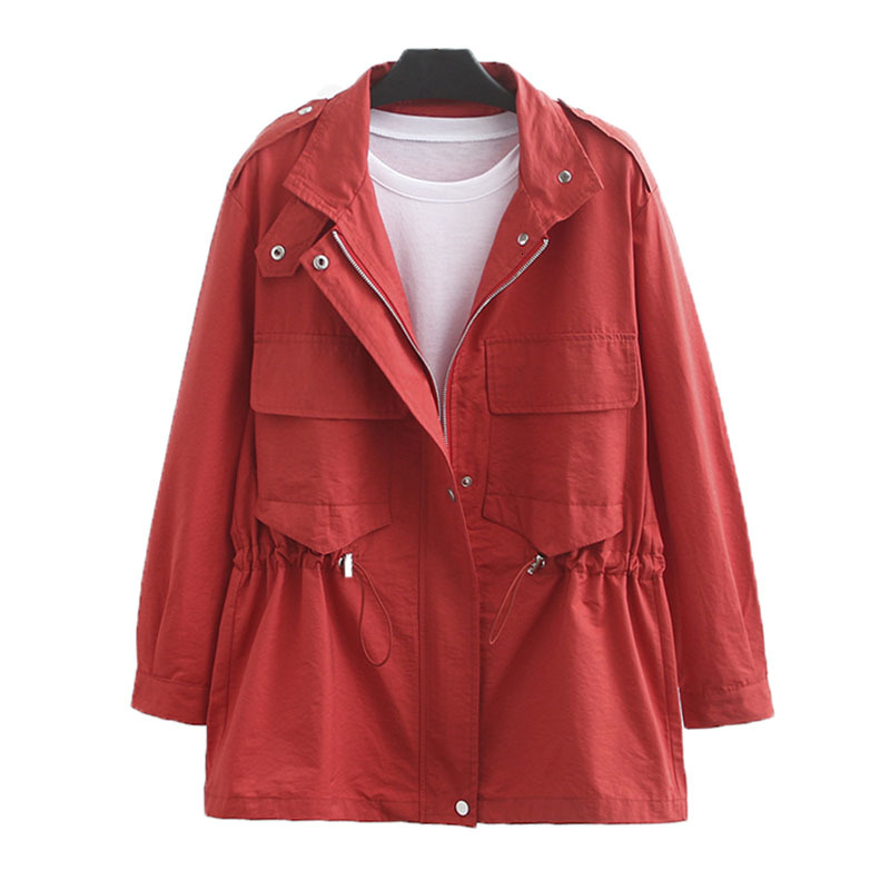 2021 New extra large size 4xl female fall new mid-long elastic casual waist jacket ladies tools, Yellow.
2021 New extra large size 4xl female fall new mid-long elastic casual waist jacket ladies tools, Yellow.