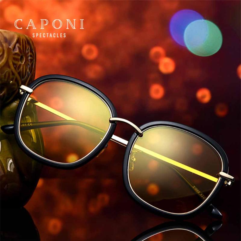 Sunglasses CAPONI Sun Glasses For Women Fashion 2021 Oversized Luxury Designer Polarized Pochromic Night Vision 1968
Sunglasses CAPONI Sun Glasses For Women Fashion 2021 Oversized Luxury Designer Polarized Pochromic Night Vision 1968