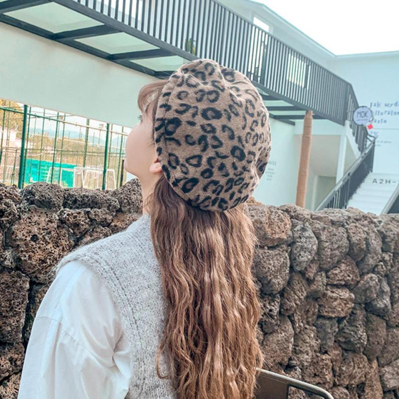 2020 New Fashion Women Leopard Print Soft Elegant Berets Winter Warm Hat Harajuku Wool Beret Hat, Yellow
2020 New Fashion Women Leopard Print Soft Elegant Berets Winter Warm Hat Harajuku Wool Beret Hat, Yellow
